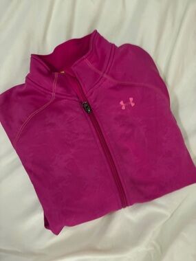 Under Armour Hot Pink Zip-Front Performance Jacket